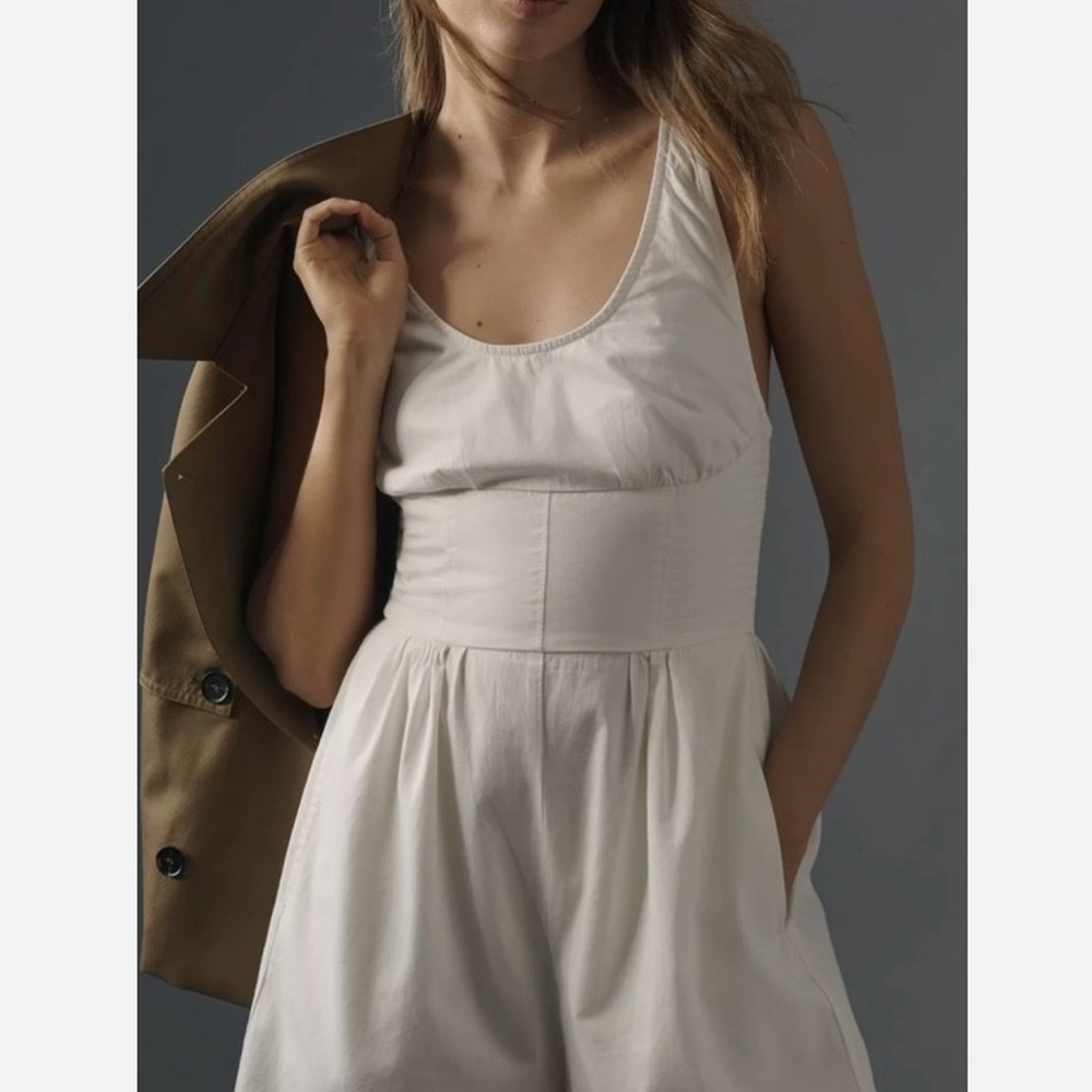 Maeve Elegant White Jumpsuit